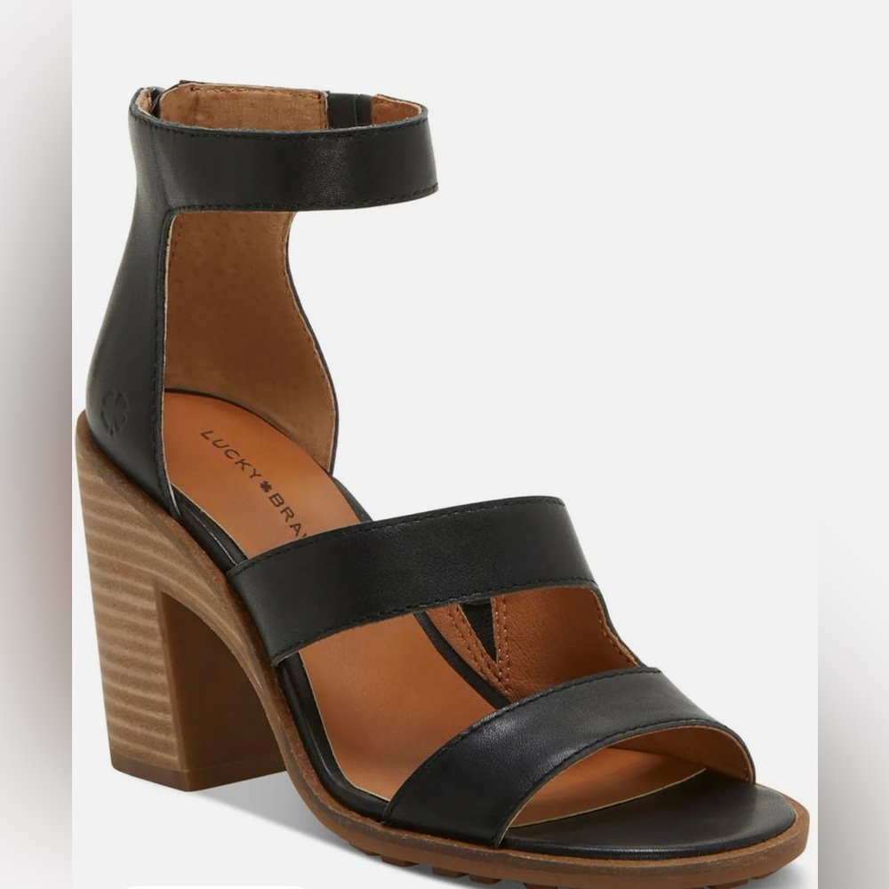 Lucky Brand women’s size 7m style: Valka Ankle Strap EUC worn once.